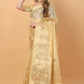 Vedant Vastram Organza Silk Banarasi Silk Saree - Gold | Swadesiicart