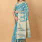Vedant Vastram Organza Silk Banarasi Silk Saree - Rama | Swadesiicart