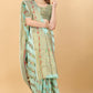 Vedant Vastram Soft Cotton Silk Banarasi Silk Saree - Seegreen | Swadesiicart