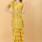 Vedant Vastram Soft Cotton Silk Banarasi Silk Saree - Yellow | Swadesiicart