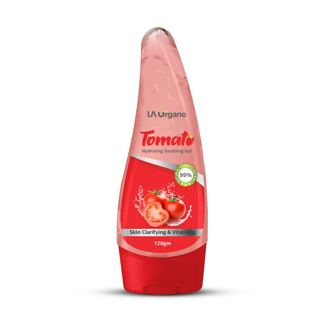 LA Organo Tomato Hydrating Soothing Gel with Vitamin E & Aloevera Extract | Swadesiicart
