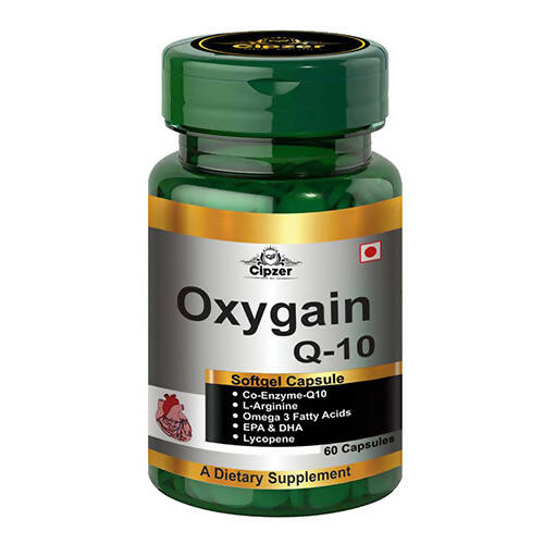Cipzer Oxygain Q-10 Softgel Capsules - Cipzer Herbals