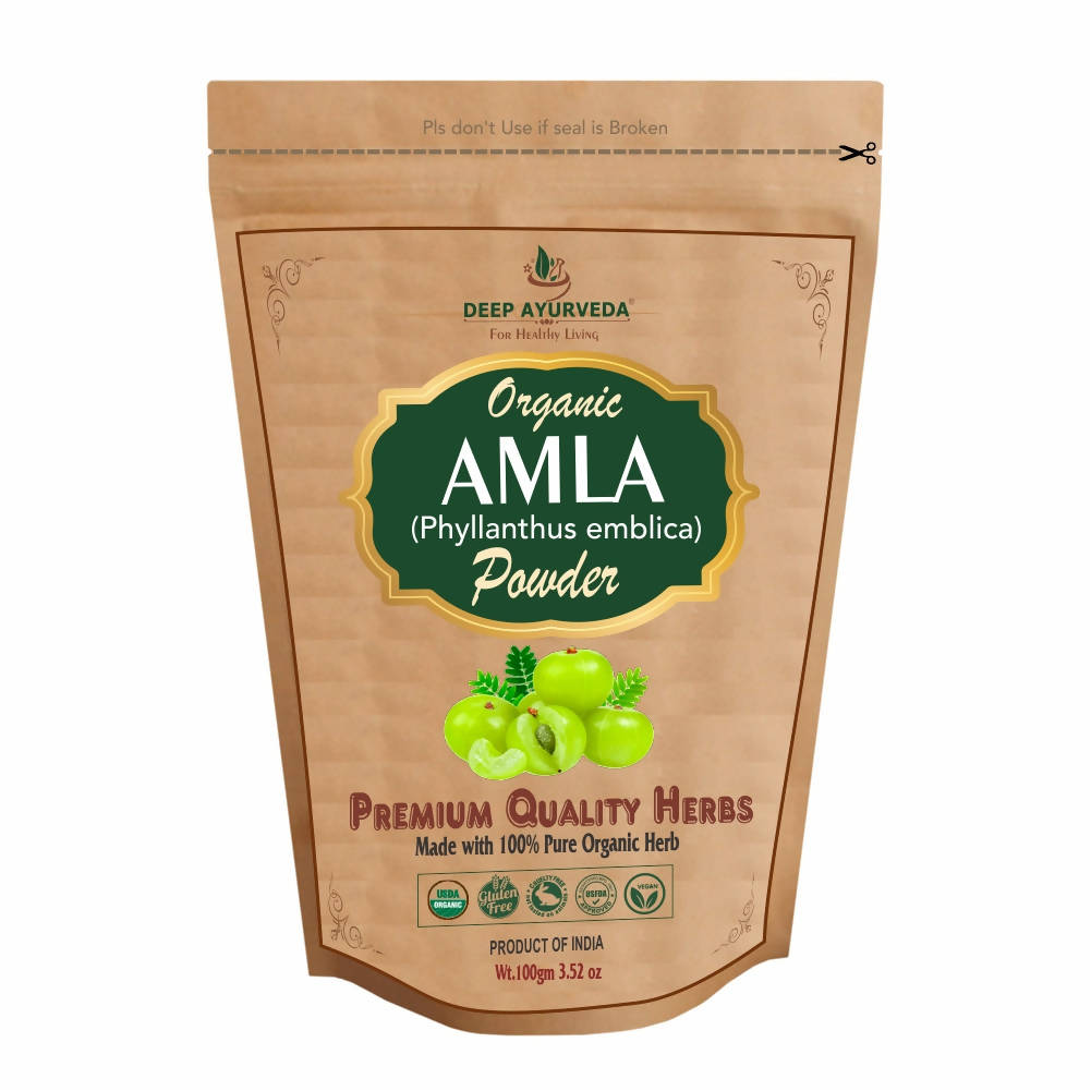 Deep Ayurveda Organic Amla Powder - Swadesiicart