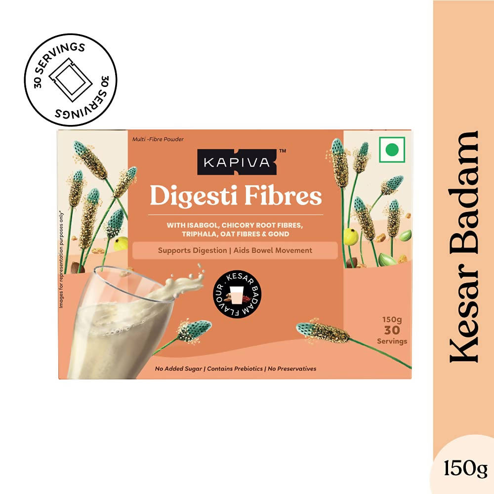 Kapiva Ayurveda Kesar Badam Digesti Fibres | Swadesiicart