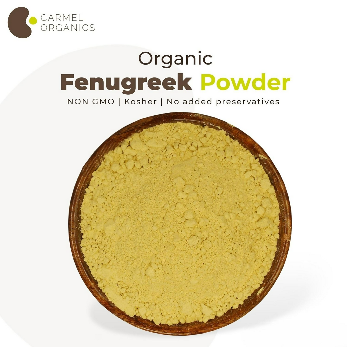 Carmel Organics Fenugreek Seed/Methi Seeds (Powder) | Swadesiicart