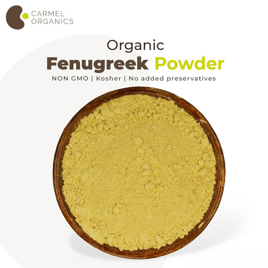 Carmel Organics Fenugreek Seed/Methi Seeds (Powder) | Swadesiicart