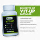 Nature Mania Vit-Up Capsules (Vit D & Vit B12 Multivitamin) | Swadesiicart