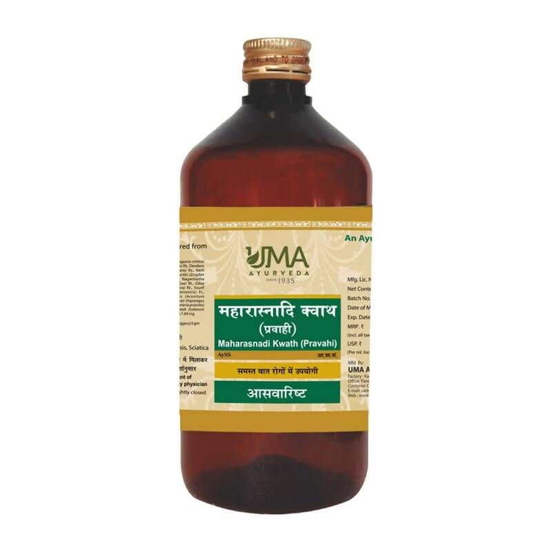 Uma Ayurveda Maharasnadi Kwath Syrup - Uma Ayurveda