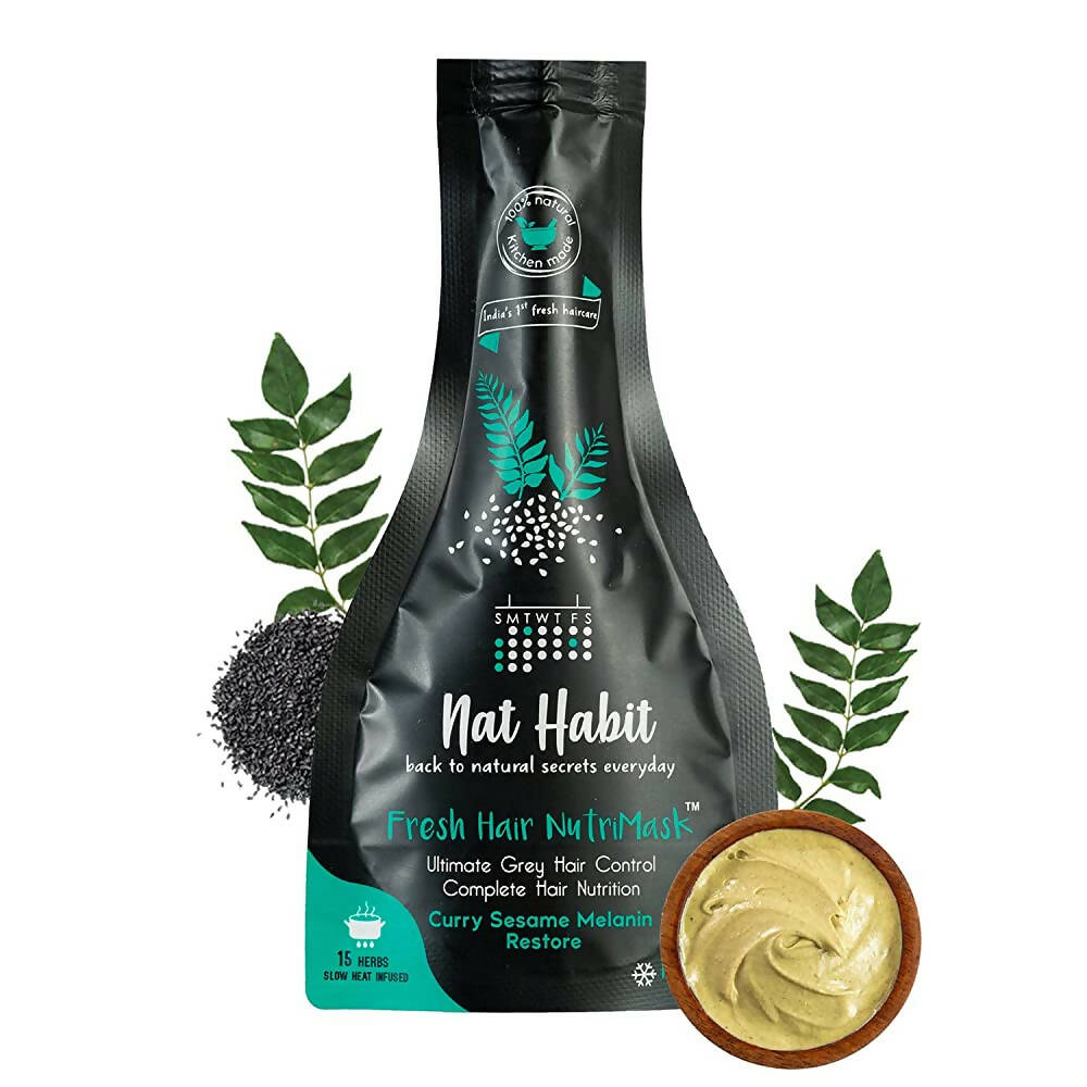 Nat Habit Curry Sesame Fresh Hair Mask (Nutri Mask) - Limited Time Offer