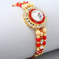 American Diamond Bling Rakhi And Kaju Katli Box | Swadesiicart