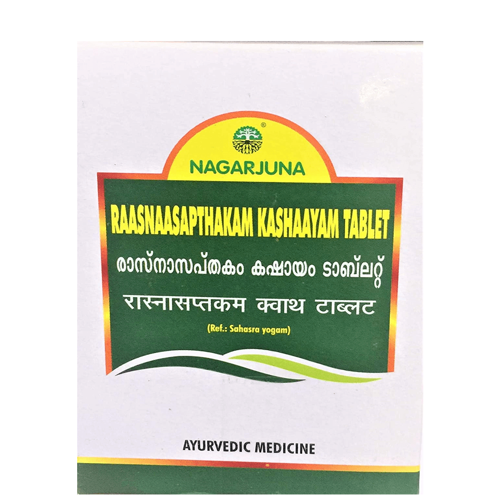 Nagarjuna Ayurveda Raasnasapthakam Kashayam Tablet | Swadesiicart