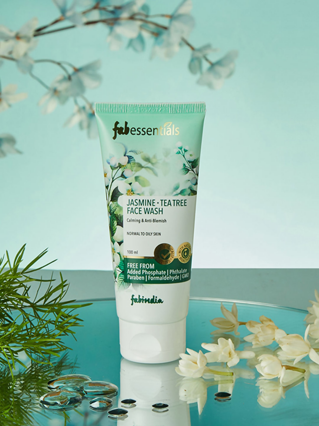 Fabessentials Jasmine Tea Tree Face Wash - Swadesiicart