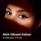 Pilgrim Metallic Eyeliner Blue Rebel, Long Lasting & Smudge Proof Enriched With Argan Oil - Swadesiicart