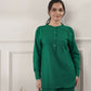 Joban Fashion Women's Emerald Green Co-Ord Set - Swadesiicart