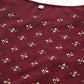 Ahalyaa Women's Traditional Wear Co-ords - Maroon - Swadesiicart