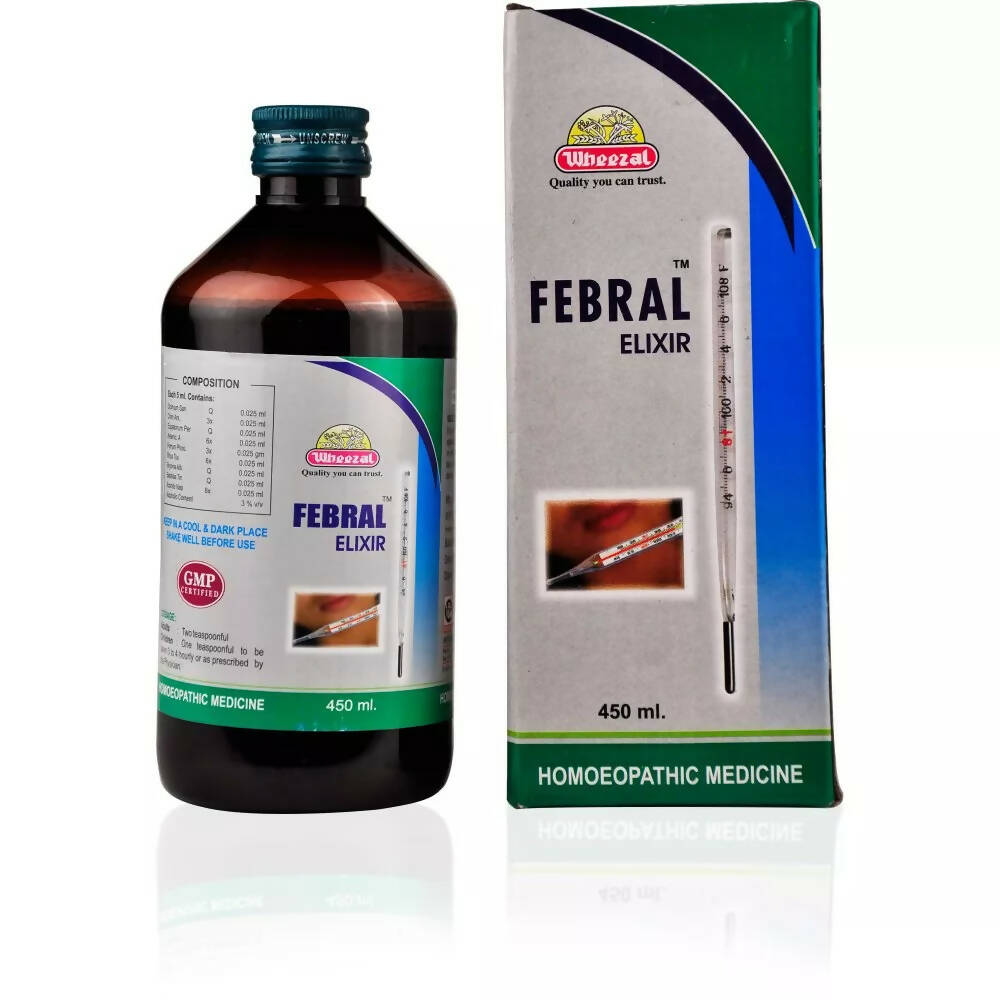 Wheezal Homeopathy Febral Elixir Syrup - Swadesiicart