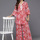 Ahalyaa Women's Traditional Wear Co-ods - Red