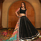 AI Fashion Black Georgette Designer Navratri Wear Lehenga Choli Collection