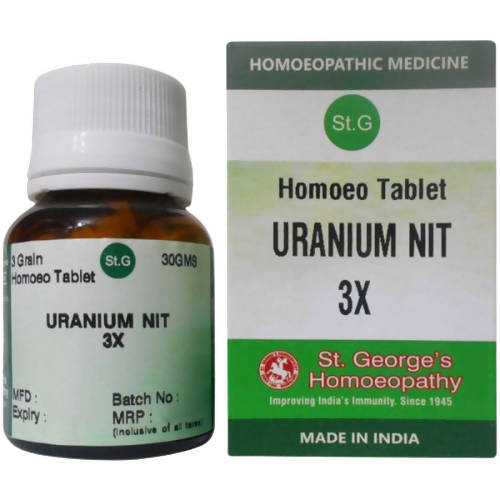 St. George's Homeopathy Uranium Nitricum Tablets | Swadesiicart