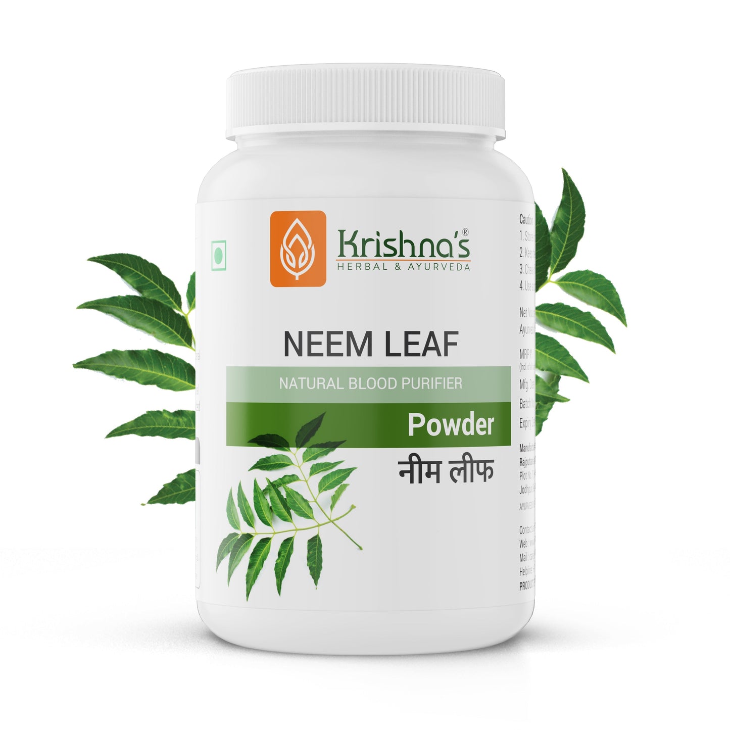 Krishna'S Herbal & Ayurveda Neem Leaf Powder | Swadesiicart