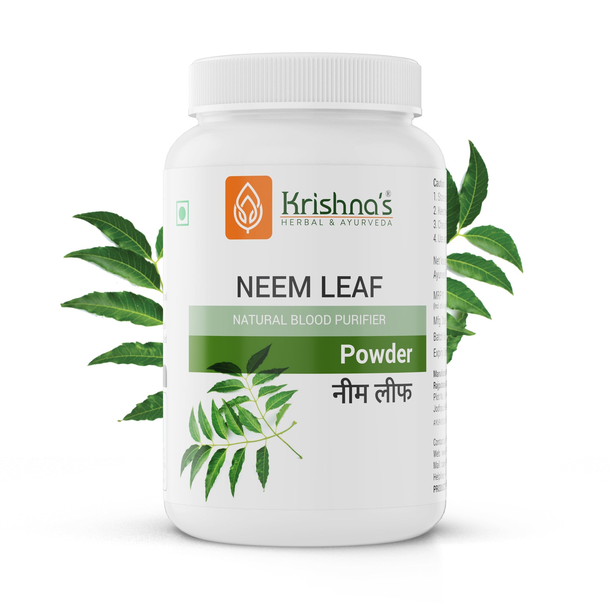 Krishna'S Herbal & Ayurveda Neem Leaf Powder | Swadesiicart