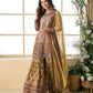 Anaita Yellow Heavy Crepe Silk Ready Made Suit with Multi Digital Printed & Aari Work