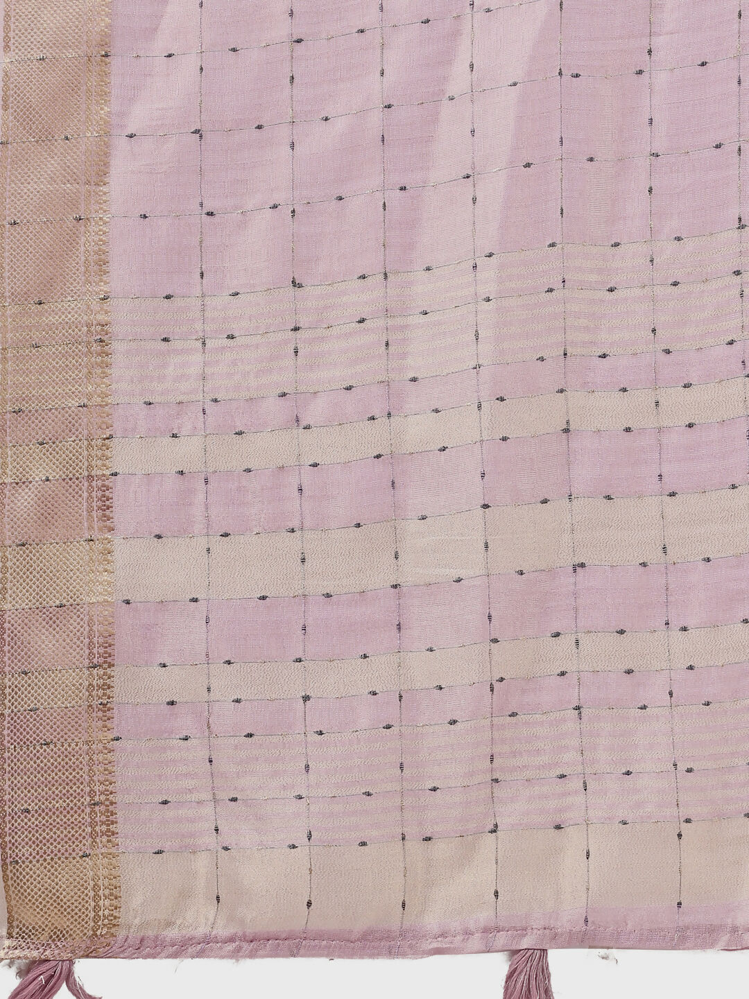 Shree Shyam Fashion Organza Light Pink Saree