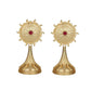 Joban Fashion Women Matte Gold Brass Earrings | Swadesiicart