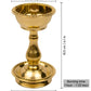 Spillbox Gold-Toned Brass Udupi Nanda Stand Diya Pooja Essential | Swadesiicart