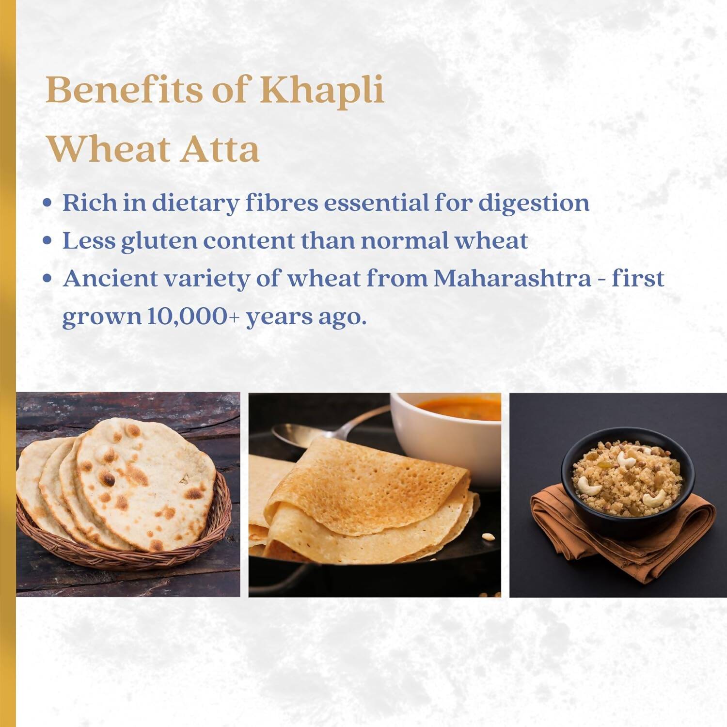 Earthen Story Certified Organic Khapli Wheat Flour - Swadesiicart