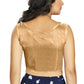 Aastha Fashion Women's Beige Art Silk Designer Traditional Readymade Blouse