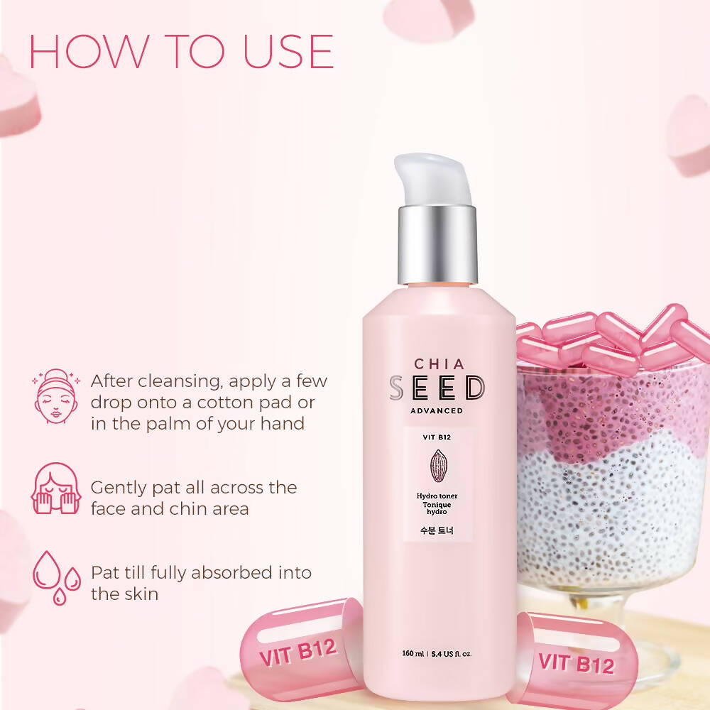 The Face Shop Chia Seed Hydro Toner - Korean Skincare | Swadesiicart