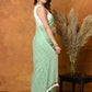 Very Much Indian Designer Mul Cotton Handloom Saree with Sequins - Sea Green | Swadesiicart