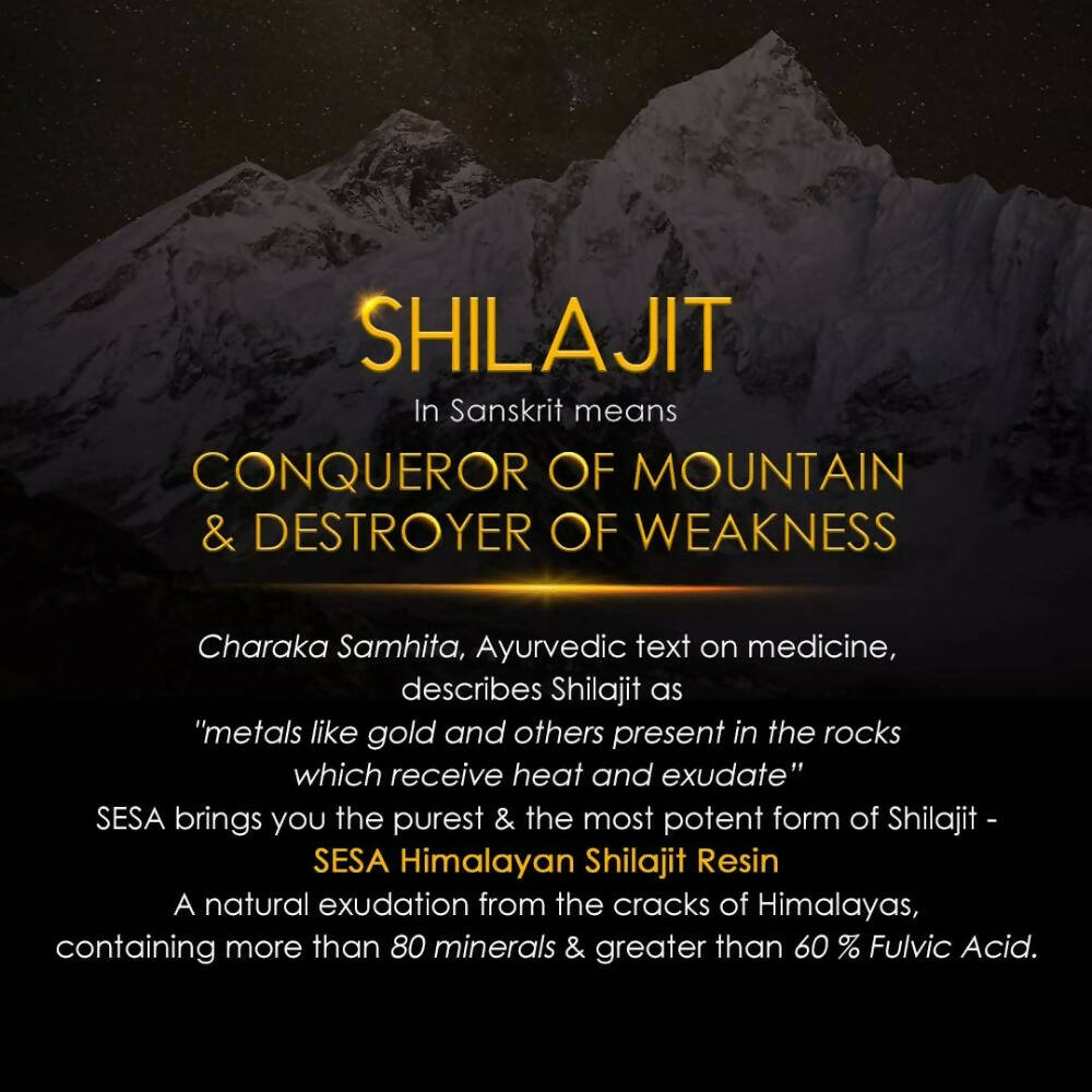 Sesa Wellness Himalayan Sj Resin - Swadesiicart