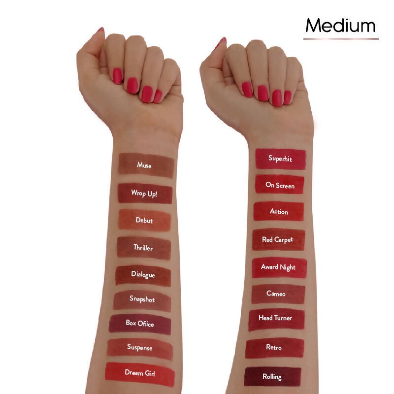 Kay Beauty By Katrina Kaif Matte Drama Long Stay Lipstick - Rolling | Swadesiicart
