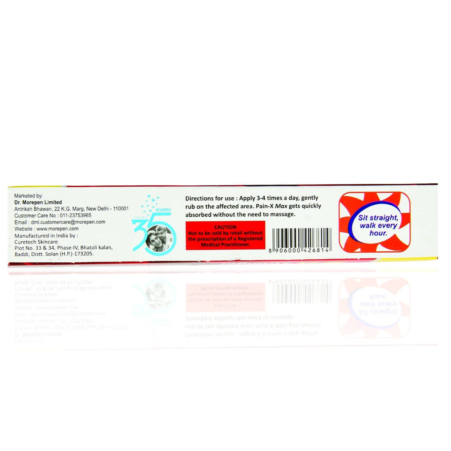 Dr. Morepen Pain-X Max Body Pain Relief Gel - Swadesiicart