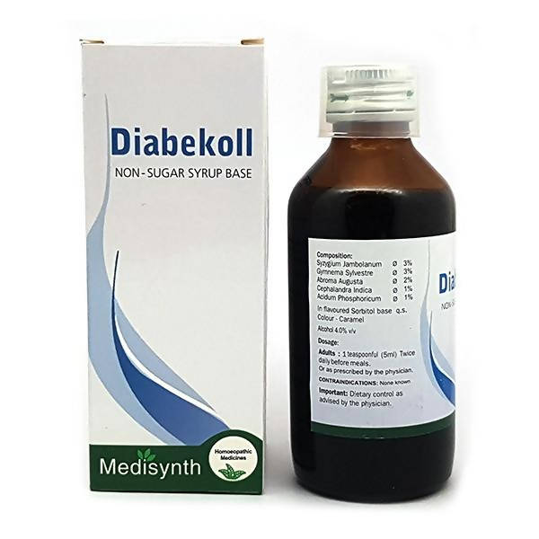 Medisynth Diabekoll Non-Sugar Syrup | Swadesiicart