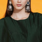 Women Republic Green Fusion Style Kurta With Hand Embellishment And Pants | Swadesiicart