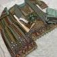 Anaita Sea Green Heavy Crepe Silk Ready Made Suit with Multi Digital Printed & Aari Work