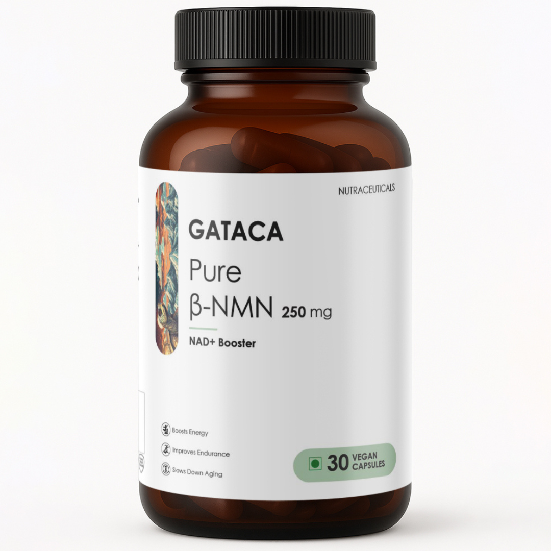 GATACA Pure β-NMN -  250 mg Capsules, Backed by 21 Patents | Swadesiicart