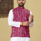 Anaita Rani Pink Printed Soft Cotton Straight Kurti Kurta