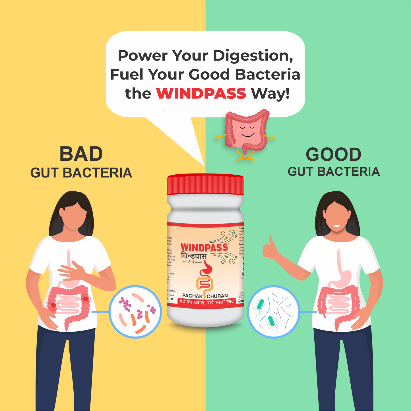 Satya Pharmaceuticals Ayurveda Windpass Pachak Churan | Swadesiicart