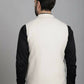 Even Apparels Nehru Jacket With Welt Pockets - Off White | Swadesiicart