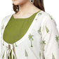 Ahalyaa Women's Traditional wear Kurta - Off White | Swadesiicart