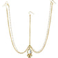 Gold-Polished Kundan Mathapatti - Ruby Raang | Swadesiicart