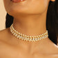 Nuyug 22K Gold Plated Kundan Refined Sleek Matha Patti | Swadesiicart