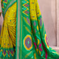 Shree Shyam Fashion Light Green Pochampally Silk Saree