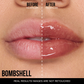 Huda Beauty Faux Filler Extra Shine Lip Gloss - Bombshell | Swadesiicart