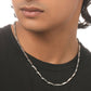 NVR Men Rhodium-Plated Stainless Steel Bohemian Chain | Swadesiicart