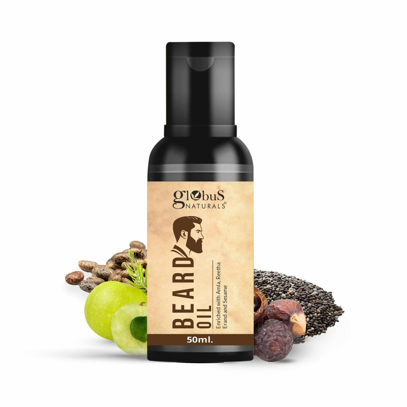 Globus Naturals Ayurvedic Beard Oil | Swadesiicart
